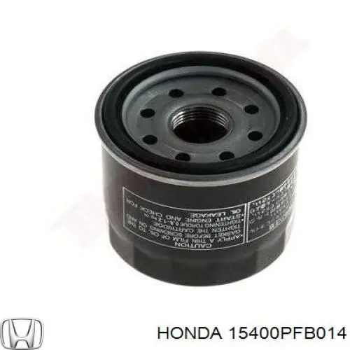 15400PFB014 Honda Filtro de óleo