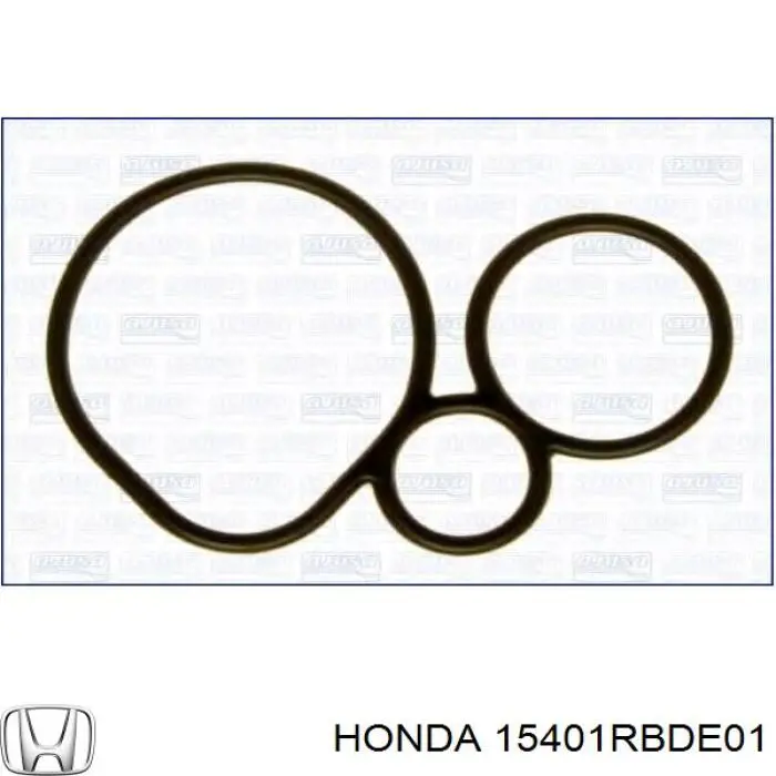 15401RBDE01 Honda Vedante anular entre a caixa do filtro de óleo e o trocador de calor