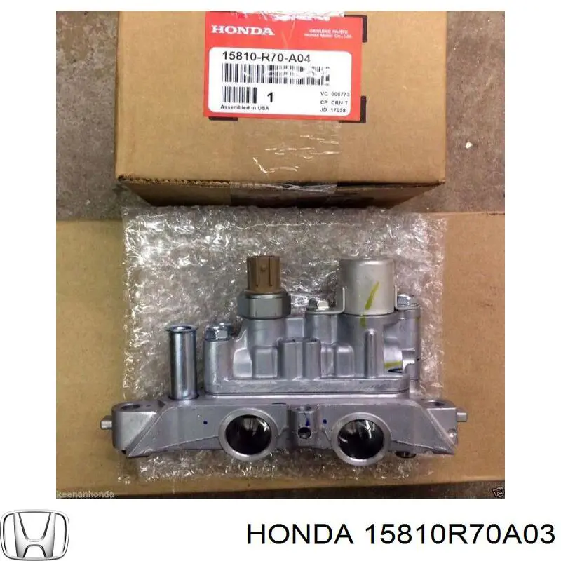 Válvula eletromagnética de posição (de fases) da árvore distribuidora Honda 15810R70A03 preço, a partir de 537,11 USD