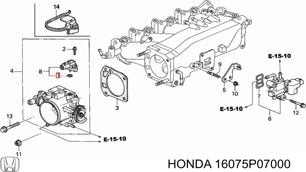  Honda 16075P07000 preço, a partir de 7,90 USD
