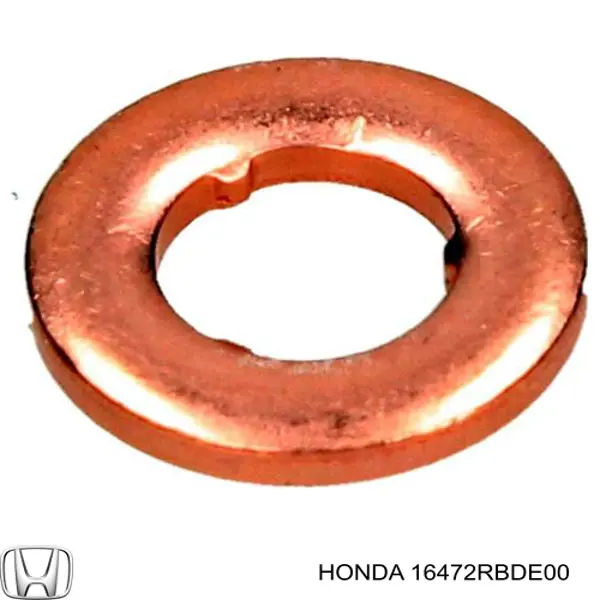 Compre 16472RBDE00 Honda Anel (arruela) do injetor de ajuste