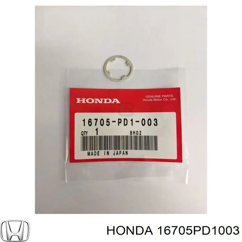 16705PD1003 Honda Vedante anular de tubo de combustível
