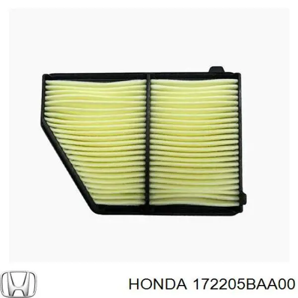Filtro de ar Honda 172205BAA00 preço, a partir de 15,34 USD