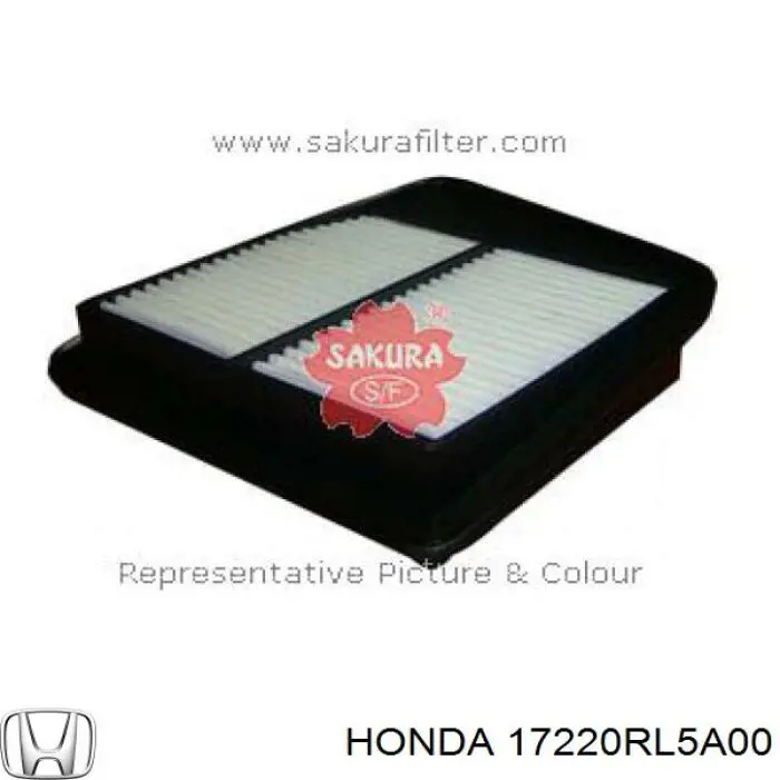 Filtro de ar 17220RL5A00 Honda