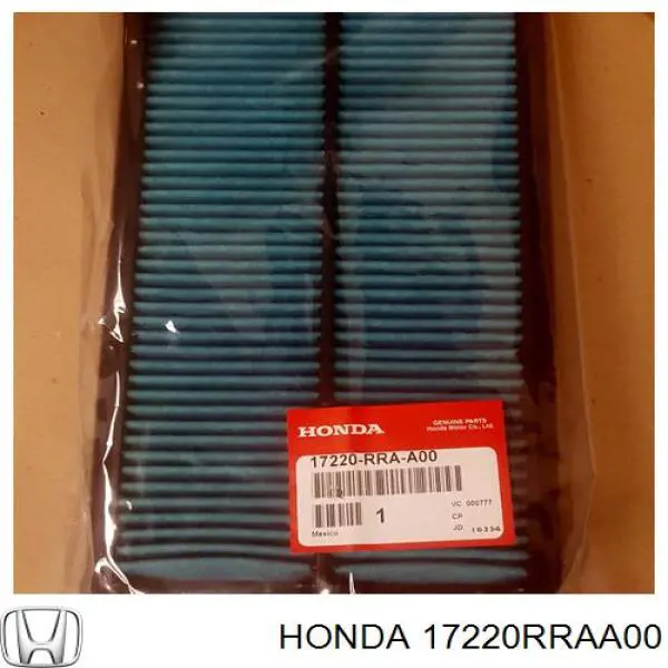 Filtro de ar 17220RRAA00 Honda