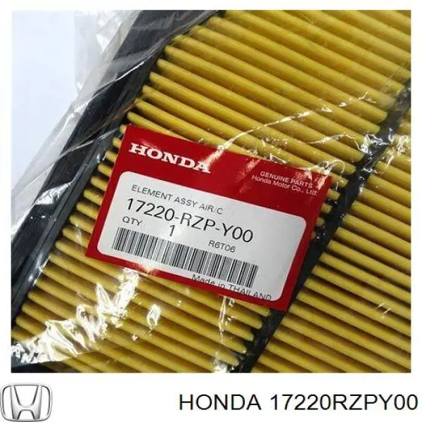 17220RZPY00 Honda Filtro de ar