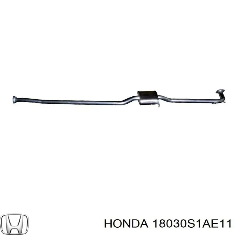 Silenciador, parte traseira Honda 18030S1AE11 preço, a partir de  