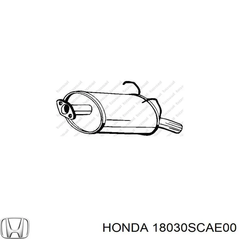 Silenciador, parte traseira Honda 18030SCAE00 preço, a partir de 98,08 USD