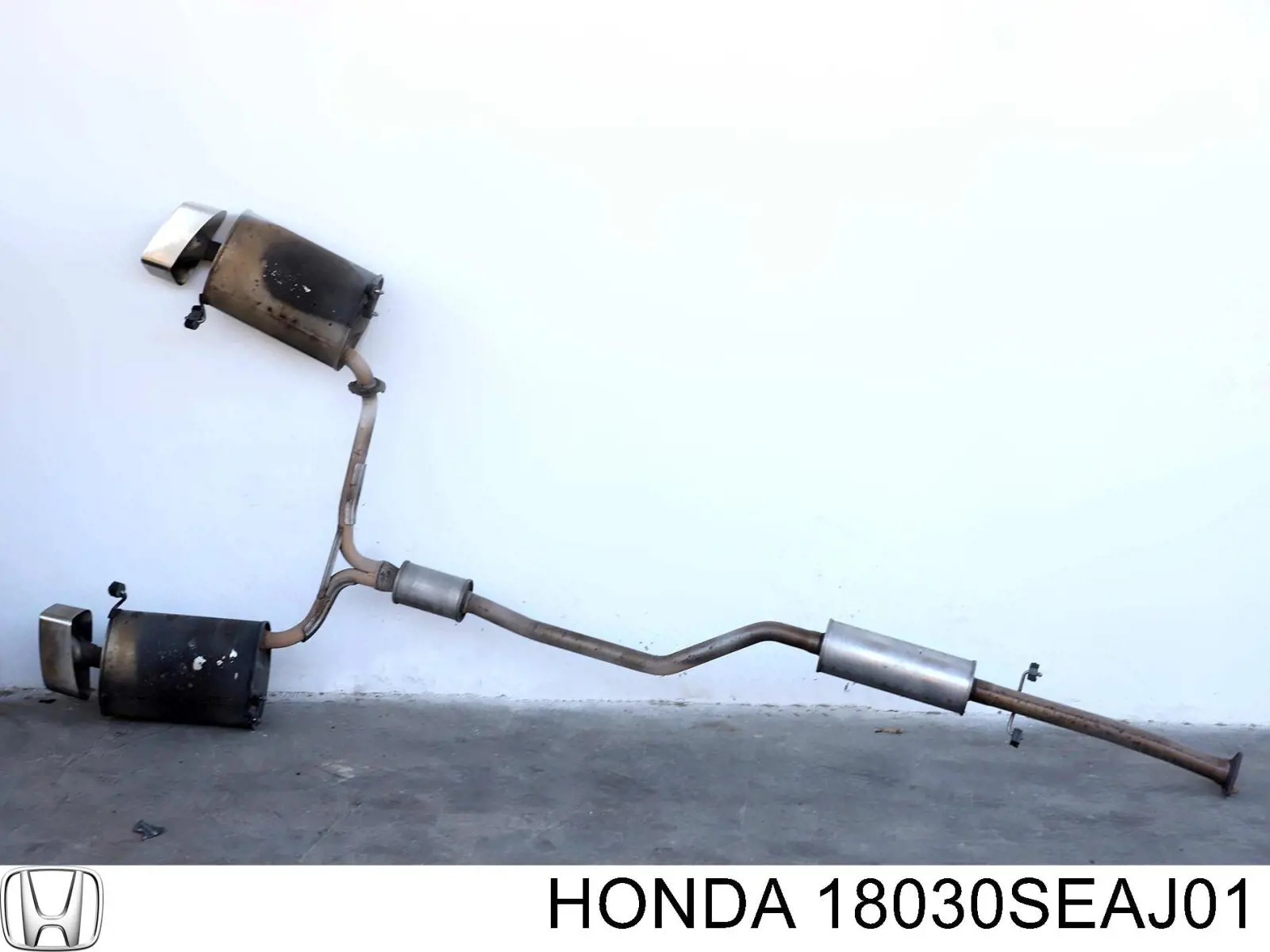 Compre 18030SEAJ01 Honda Silenciador, parte traseira