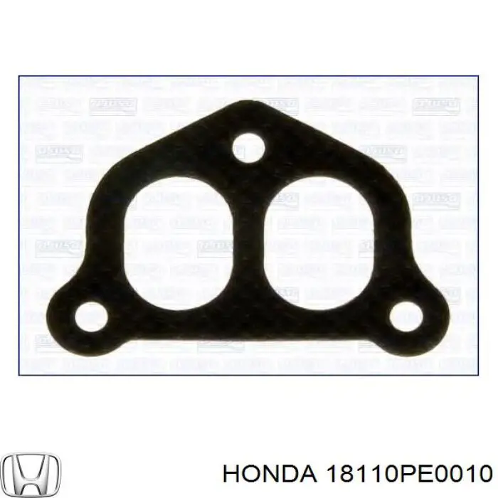 Vedante de tubo coletor de escape Honda Civic III AL, AJ, AG, AH