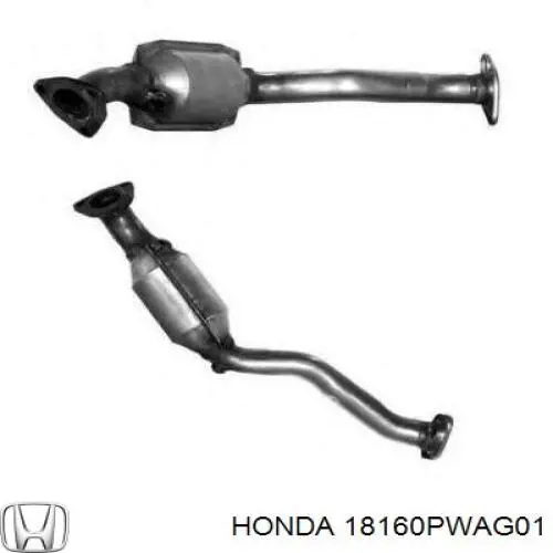 Convertidor - catalisador 18160PWAG01 Honda