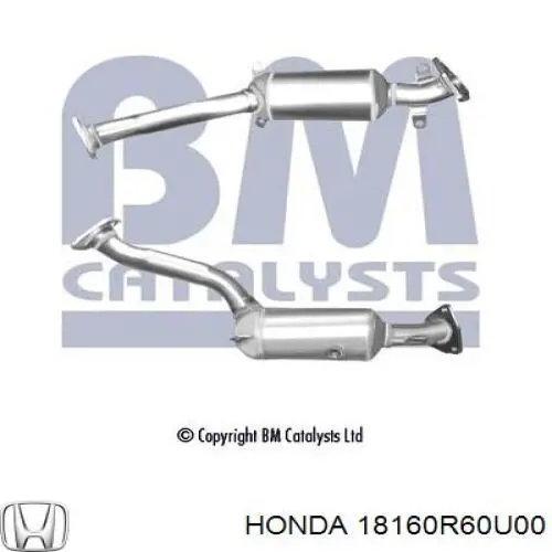 18160R60U00 Honda Convertidor - catalisador