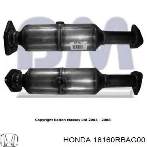 Convertidor - catalisador BM Catalysts BM91407H preço, a partir de 247,33 USD