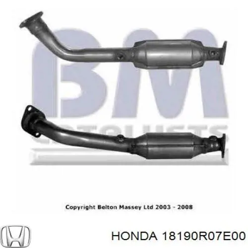 Silenciador, parte central Honda 18190R07E00 preço, a partir de 127,68 USD