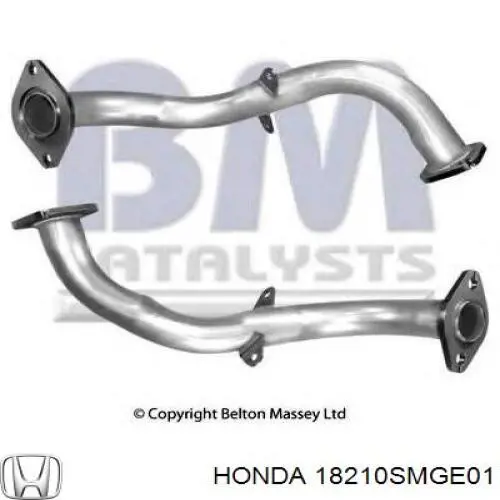 Compre BM50244 BM Catalysts Tubo de admissão dianteiro (calças) do silenciador