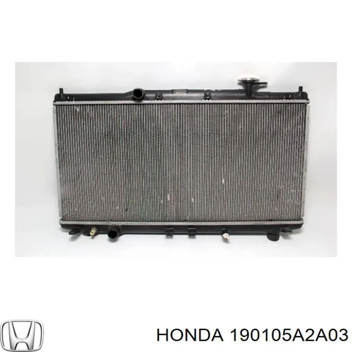 Radiador de esfriamento de motor 190105A2A03 Honda