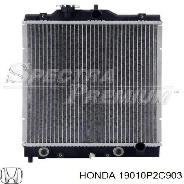 19010P2C903 Honda Radiador de esfriamento de motor