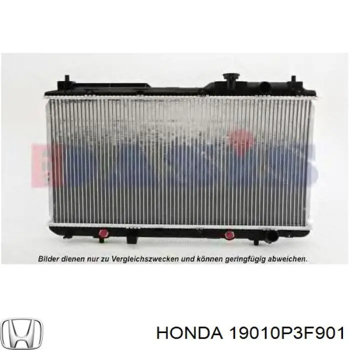 Compre 19010P3F901 Honda Radiador de esfriamento de motor