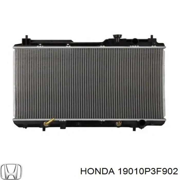 19010P3F902 Honda Radiador de esfriamento de motor