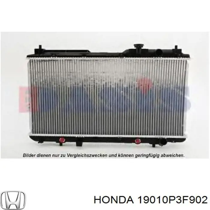 Radiador de esfriamento de motor Honda 19010P3F902 preço, a partir de 89,47 USD