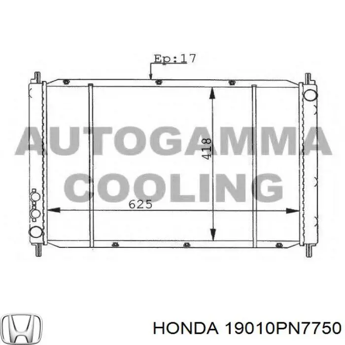 Compre 64013 Nissens Radiador de esfriamento de motor