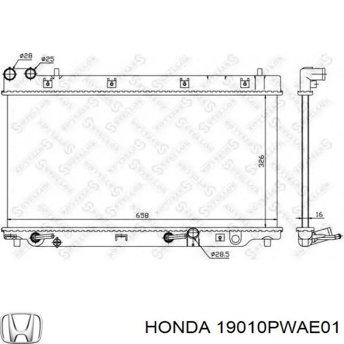  Honda 19010PWAE01