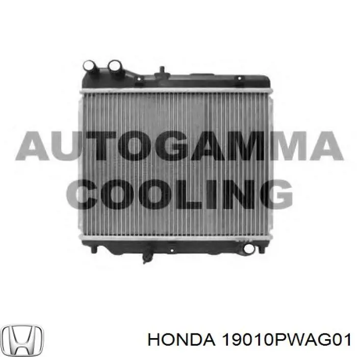 Compre 19010PWAG01 Honda Radiador de esfriamento de motor