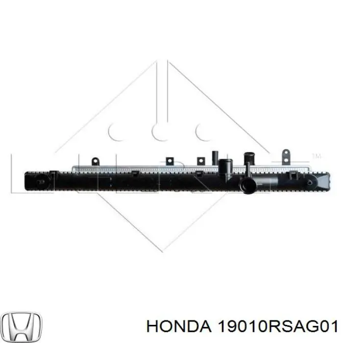 Compre 19010RSAG01 Honda Radiador de esfriamento de motor