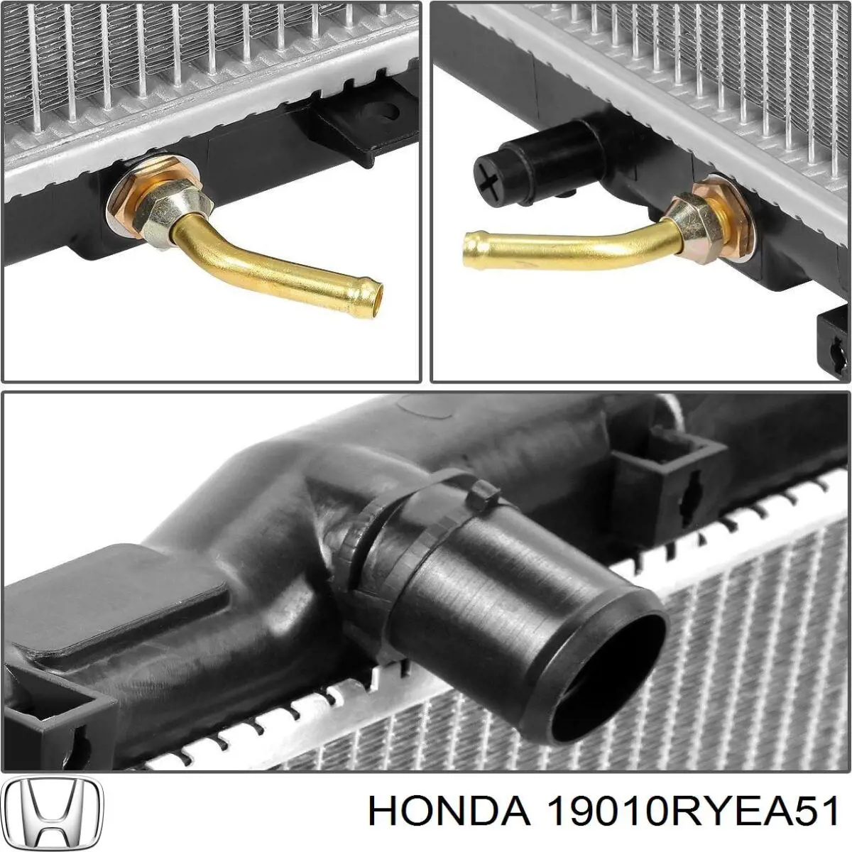 Radiador de esfriamento de motor Honda 19010RYEA51 preço, a partir de 249,71 USD