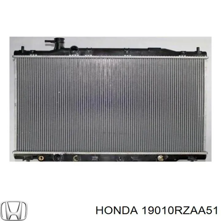 19010RZAA51 Honda Radiador de esfriamento de motor