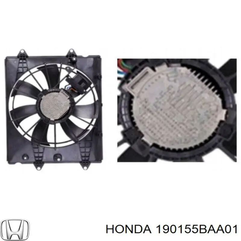 190155BAA01 Honda Difusor do radiador de aparelho de ar condicionado