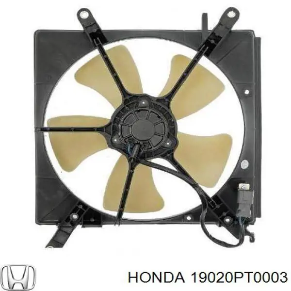 Compre 19020PT0003 Honda Motor de ventilador do sistema de esfriamento