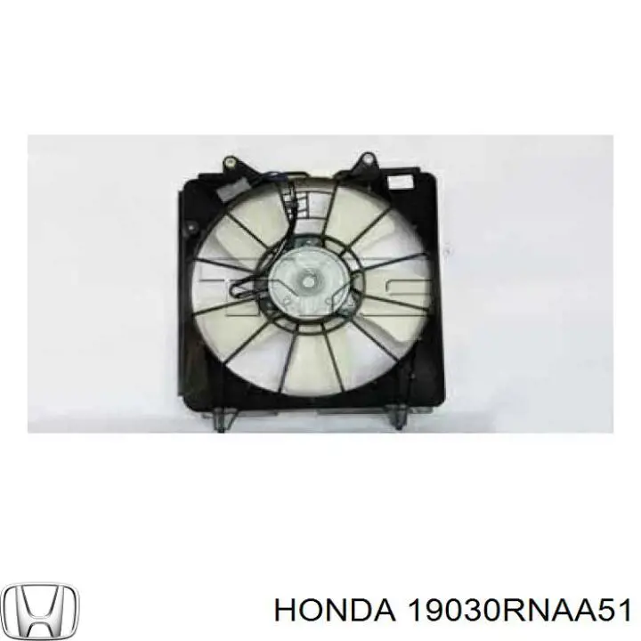 Compre 19030RNAA51 Honda Ventilador (roda de aletas) do radiador de esfriamento