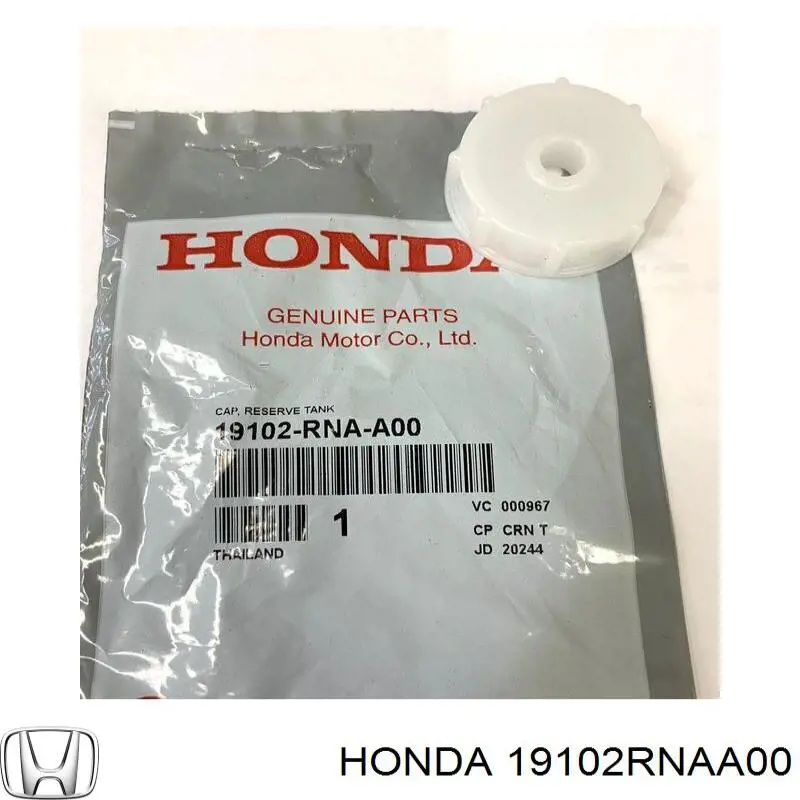 Tampa (tampão) do tanque de expansão Honda 19102RNAA00 preço, a partir de 4,58 USD