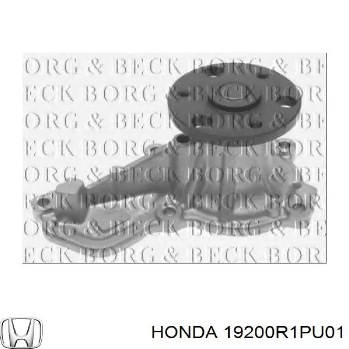 19200R1PU01 Honda Bomba de água (bomba) de esfriamento