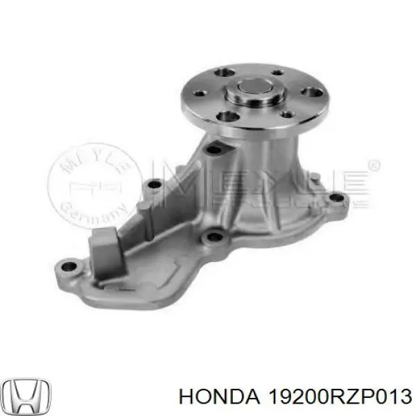 19200RZP013 Honda Bomba de água (bomba) de esfriamento