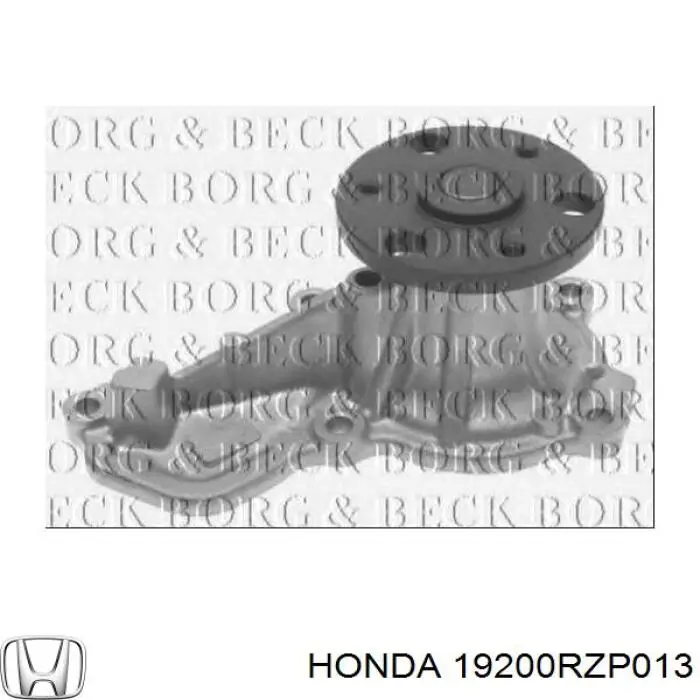 Compre 19200RZP013 Honda Bomba de água (bomba) de esfriamento