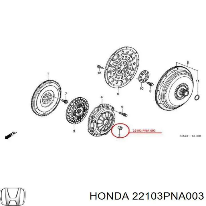 Guia da árvore primária da Caixa de Mudança Honda 22103PNA003 preço, a partir de 20,08 USD