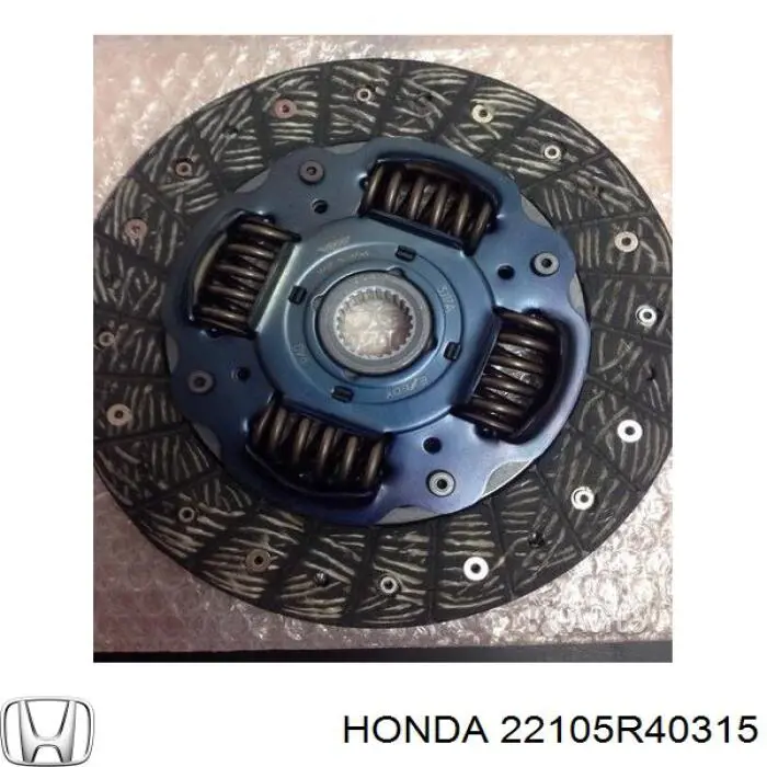 Kit de embraiagem (3 peças) 22105R40315 Honda