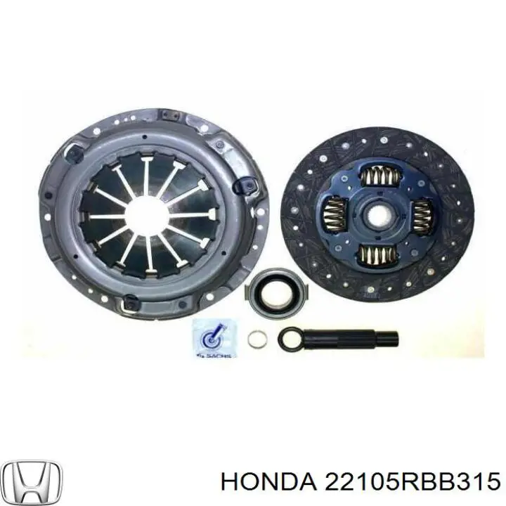 22105RBB315 Honda Kit de embraiagem (3 peças)