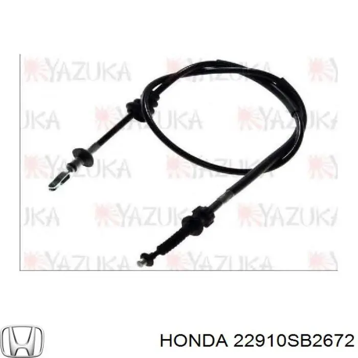 Cabo de embraiagem 22910SB2672 Honda
