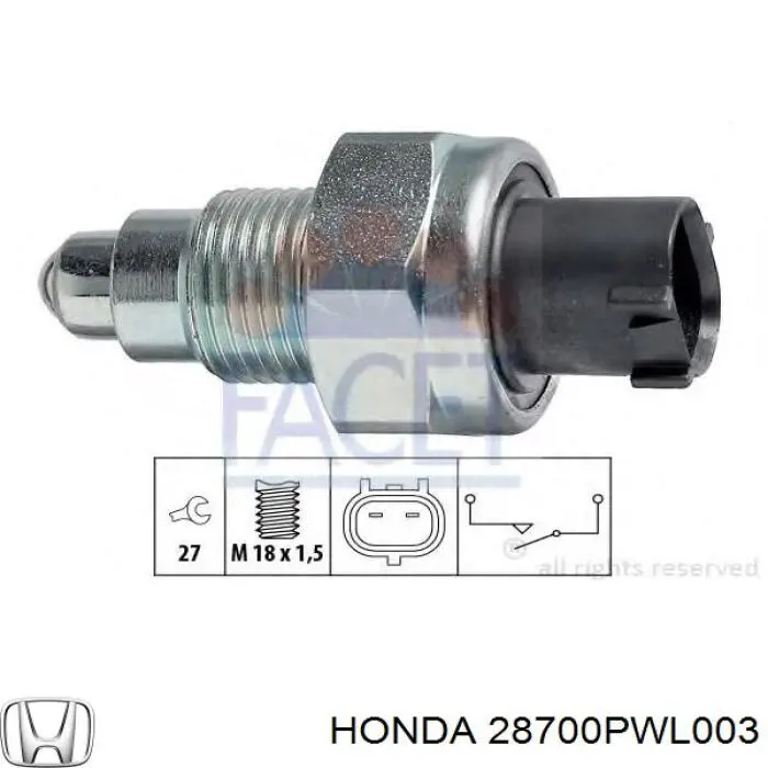  Honda 28700PWL003 preço, a partir de  