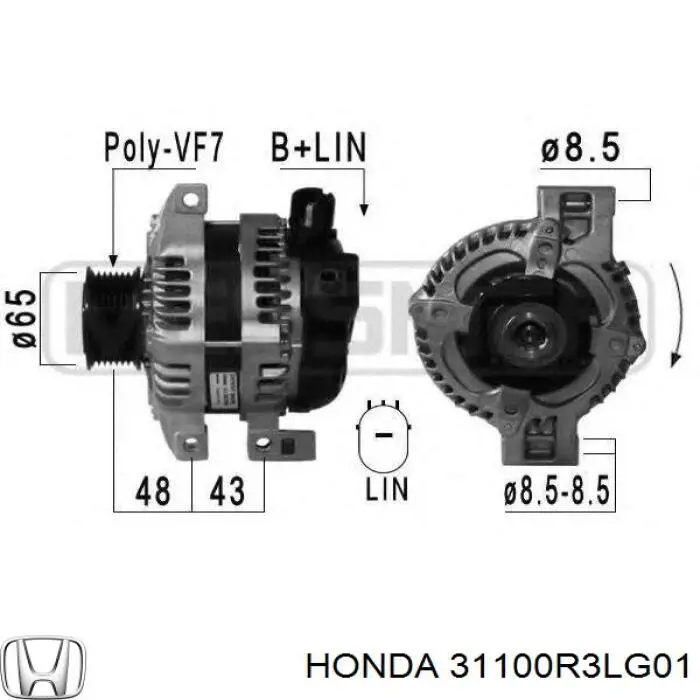31100R3LG01 Honda Gerador