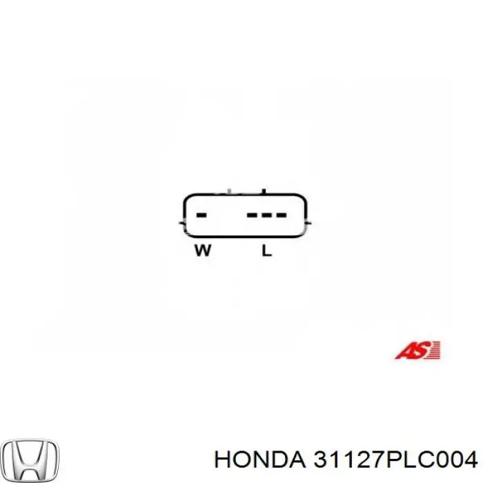 Compre 31127PLC004 Honda Eixo de diodos do gerador