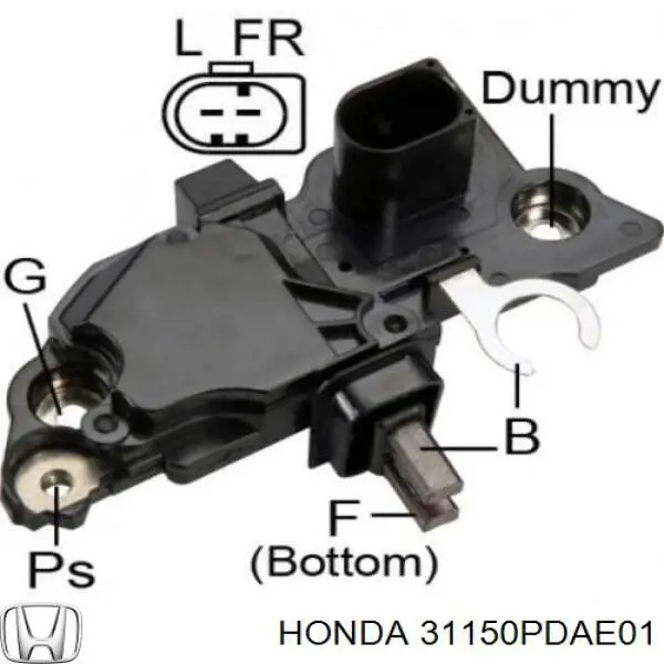 Compre 31150PDAE01 Honda Relê-regulador do gerador (relê de carregamento)