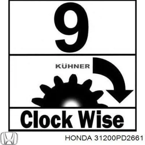 Compre 31200PD2661 Honda Motor de arranco