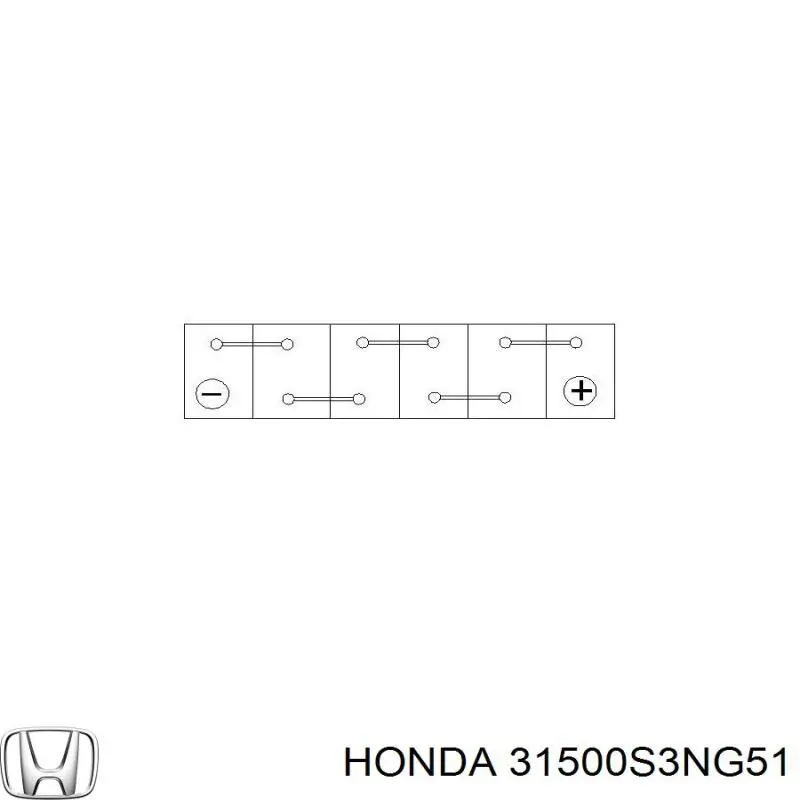Bateria recarregável (PILHA) Honda 31500S3NG51 preço, a partir de 144,16 USD