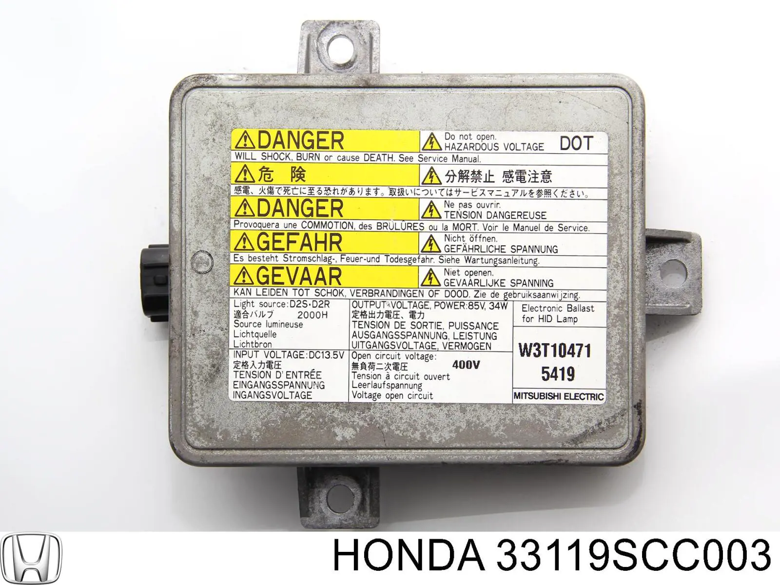 Compre 33119SCC003 Honda Unidade de encendido (xénon)