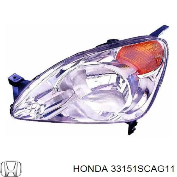 33151SCAG11 Honda Luz esquerda