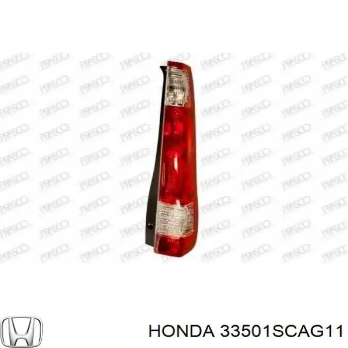 Lanterna traseira direita Honda 33501SCAG11 preço, a partir de 139,66 USD